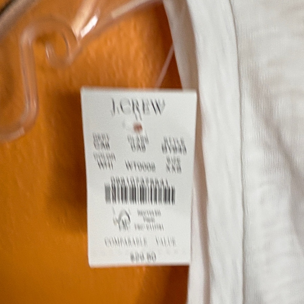 J.crew Girlfriend Tank White Tank Top XXS - Picture 6 of 7